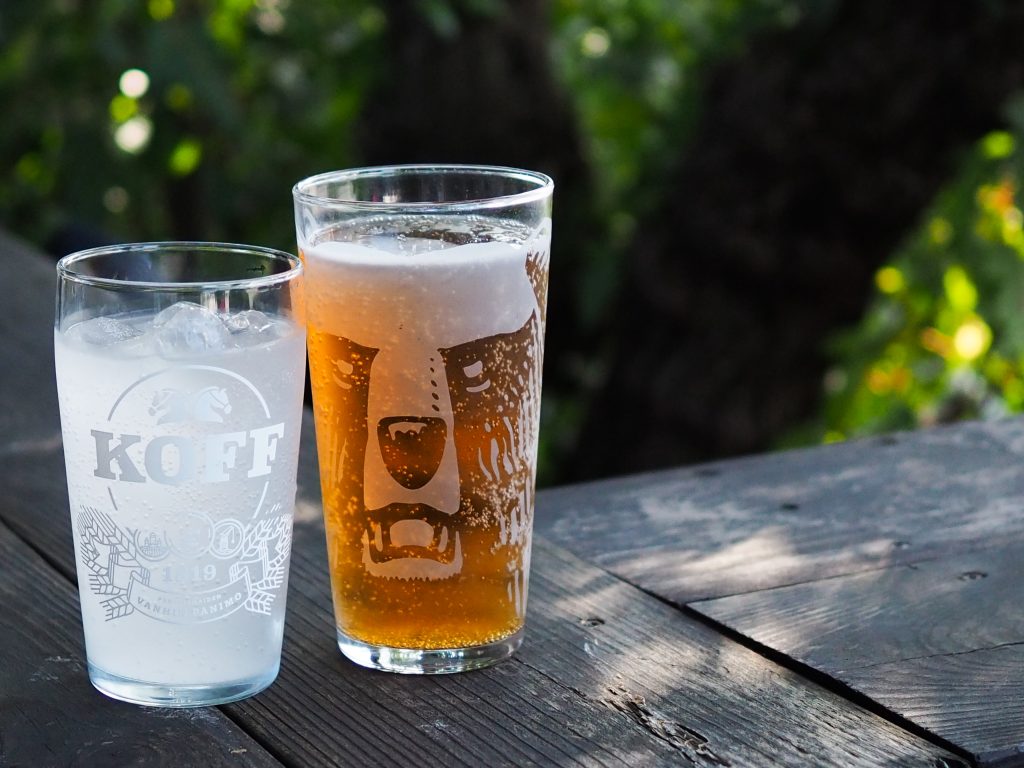 lonkero ja olut